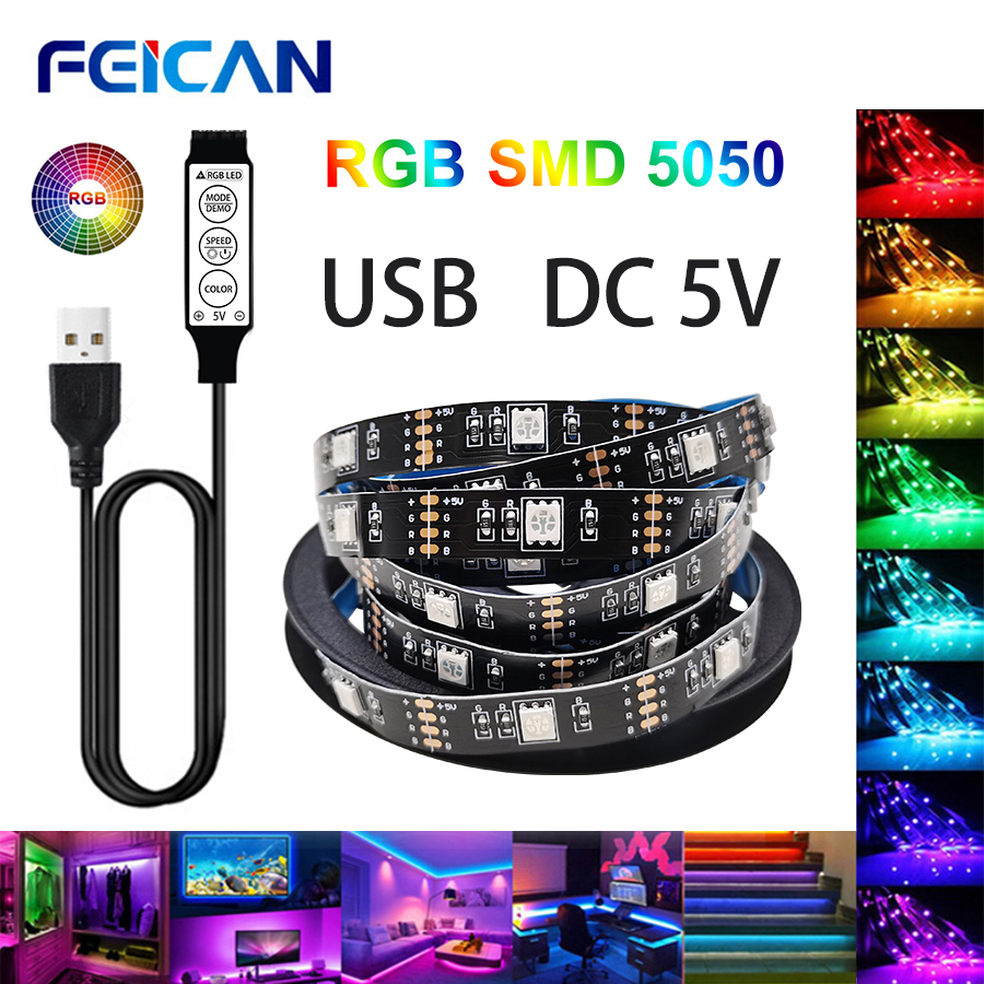 USB LED Ʈ  5V 1M 2M 3M 4M   RGB ..